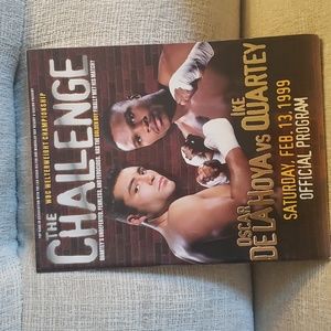 Official Program - Oscar De La Hoya VS Ike Quartey 🥳
